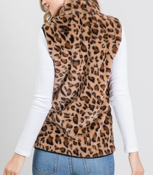 Leopard vest