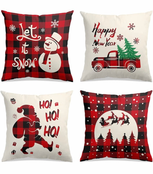 Christmas throw pillows