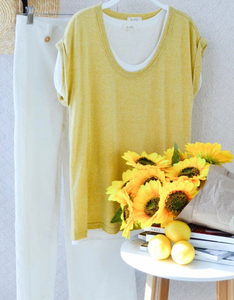 Basic round neck tee