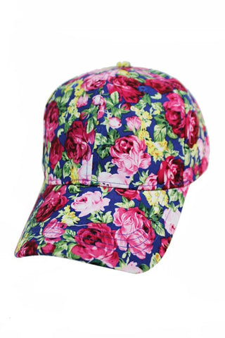 Hat floral print