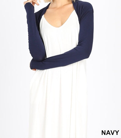 Long sleeve bolero