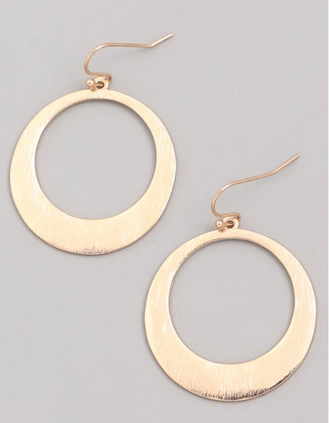 Earrings Circle dangle