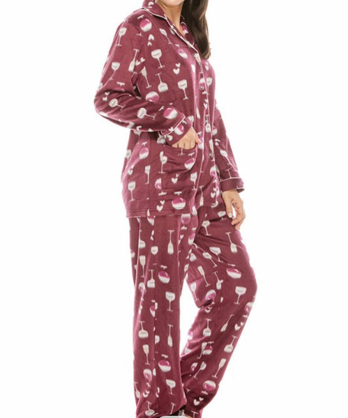 Fleece pajama set