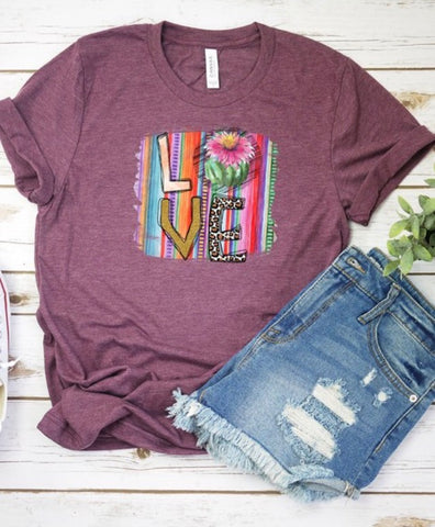 Cactus LOVE T-shirt