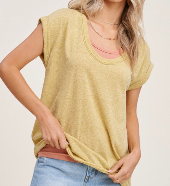 Basic round neck tee