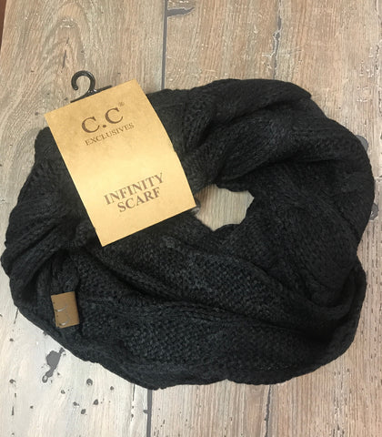 C.C. Knitted scarf