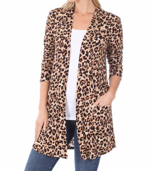 Leopard cardigan