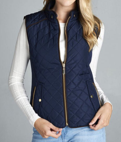 Vest navy blue