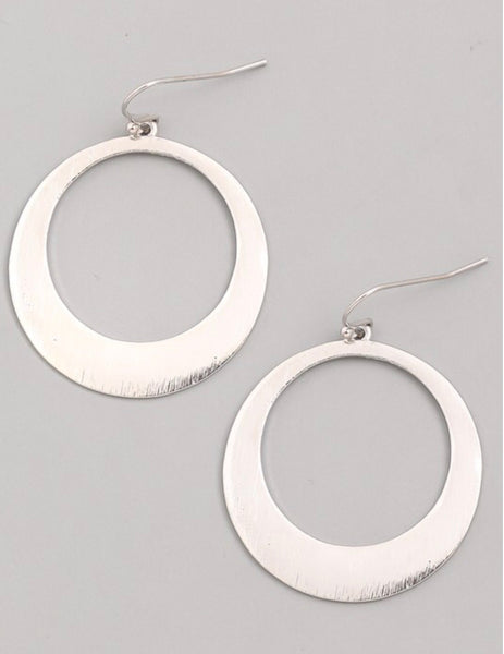 Earrings Circle dangle