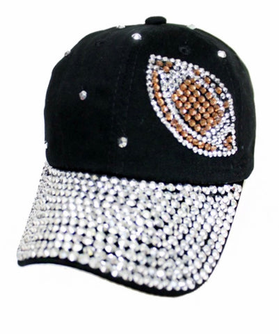 Football bling hat