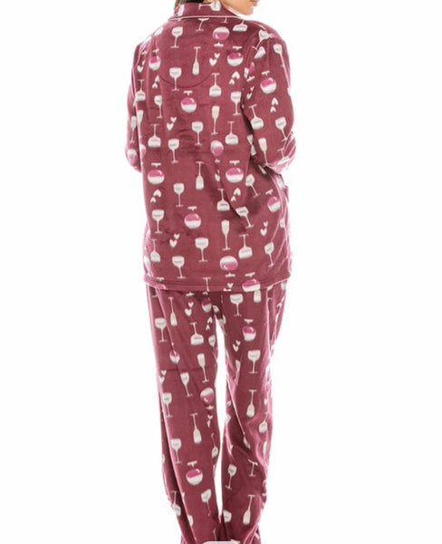 Fleece pajama set