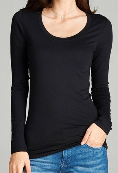 Basic long sleeve top