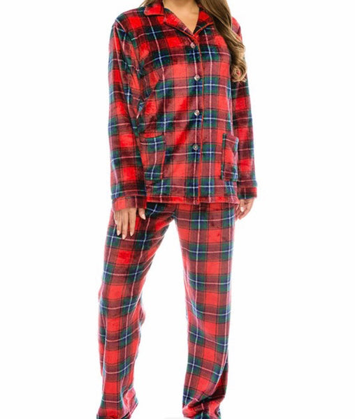 Fleece pajama set