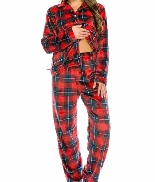 Fleece pajama set