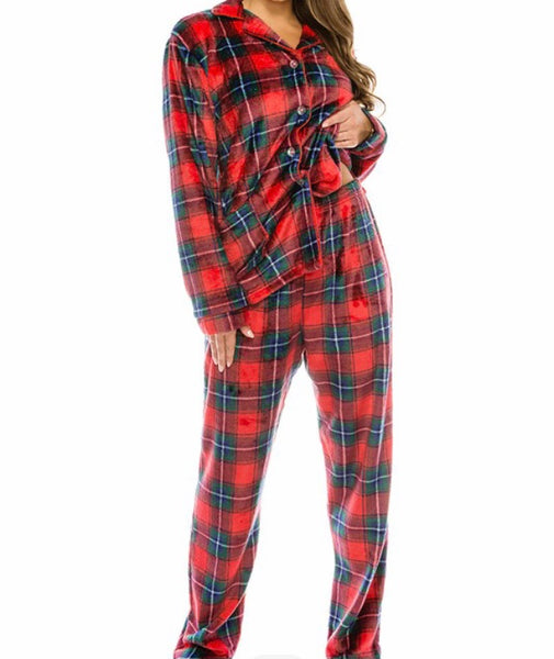 Fleece pajama set