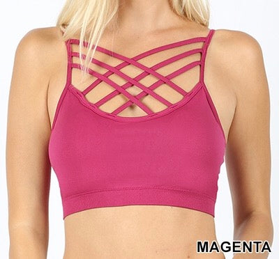 Bralette magenta