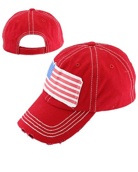 USA flag hat