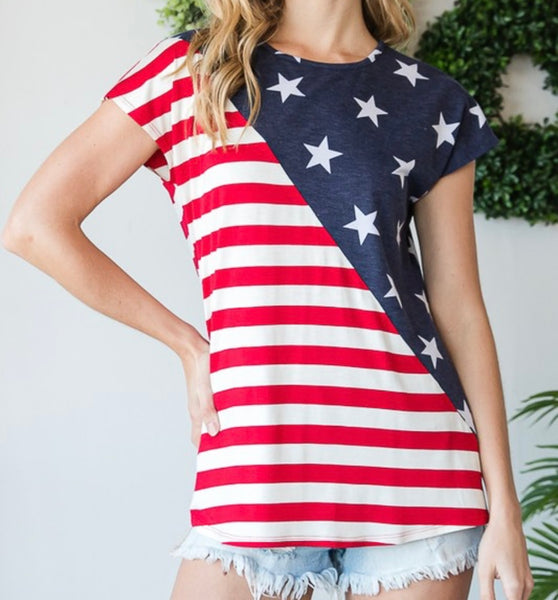 Diagonal Stars and Stripes top