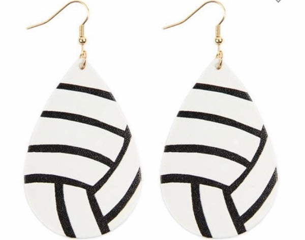 Volleyball earrings