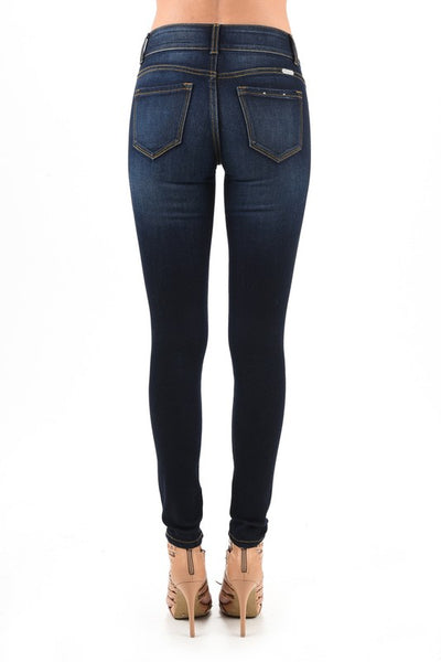 Kancan non distressed, dark super skinny jeans