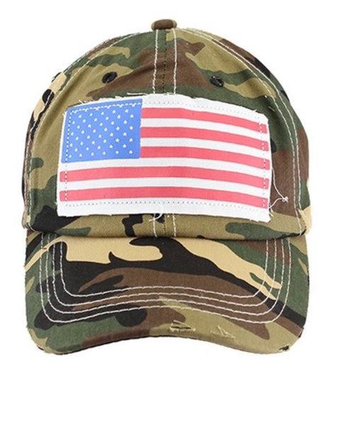 USA flag hat