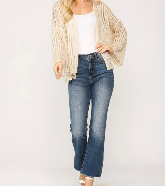 Crochet sweater cardigan