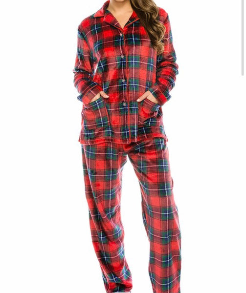 Fleece pajama set