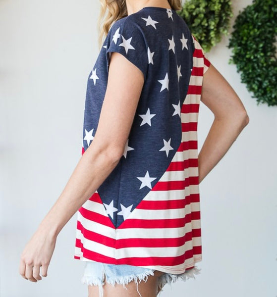 Diagonal Stars and Stripes top