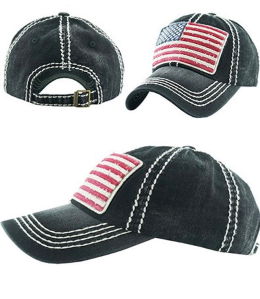 American flag hat