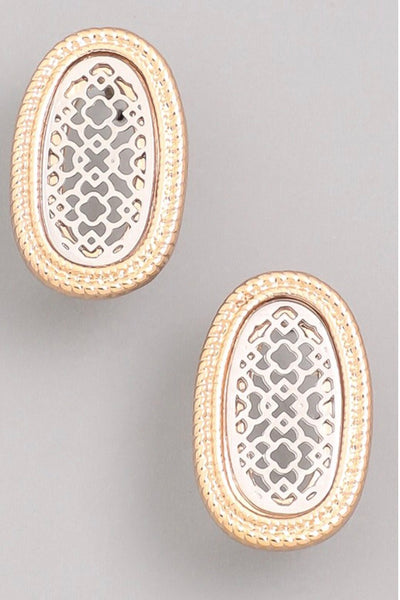 Earrings decorative post