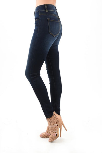 Kancan non distressed, dark super skinny jeans