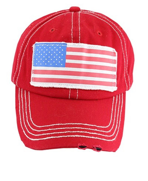 USA flag hat