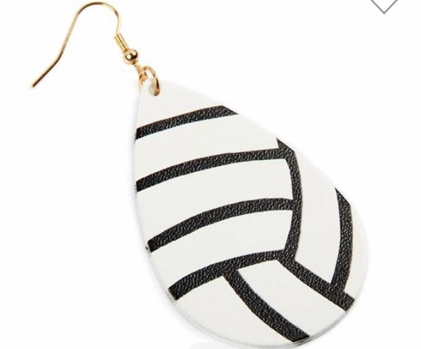 Volleyball earrings