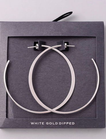 Earrings large hoop