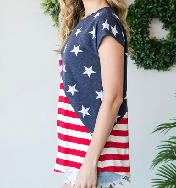 Diagonal Stars and Stripes top