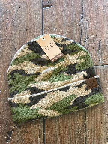 C.C. Camo beanie