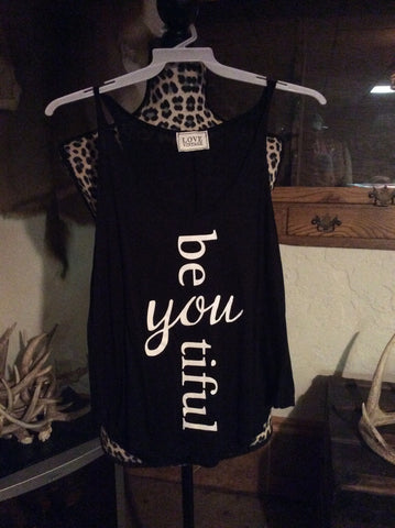 Bea-you-tiful tank black